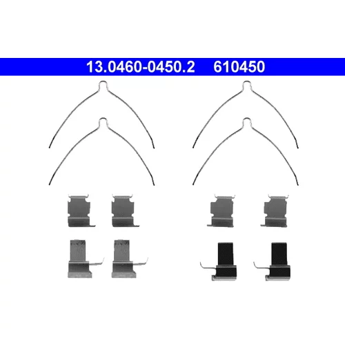 Sada príslušenstva obloženia kotúčovej brzdy ATE 13.0460-0450.2