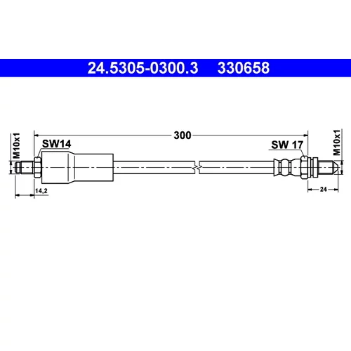 Brzdová hadica ATE 24.5305-0300.3