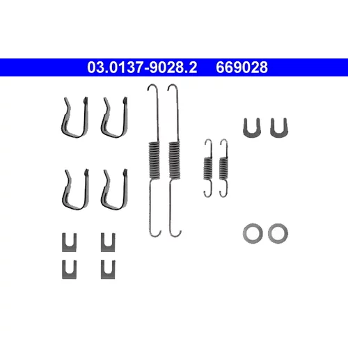 Sada príslušenstva brzdovej čeľuste ATE 03.0137-9028.2