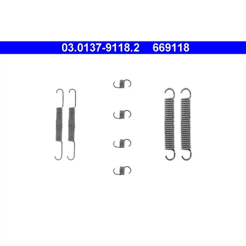 Sada príslušenstva brzdovej čeľuste ATE 03.0137-9118.2