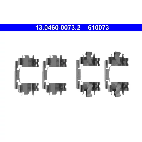 Sada príslušenstva obloženia kotúčovej brzdy ATE 13.0460-0073.2