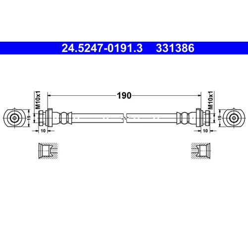 Brzdová hadica ATE 24.5247-0191.3