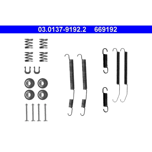 Sada príslušenstva brzdovej čeľuste ATE 03.0137-9192.2