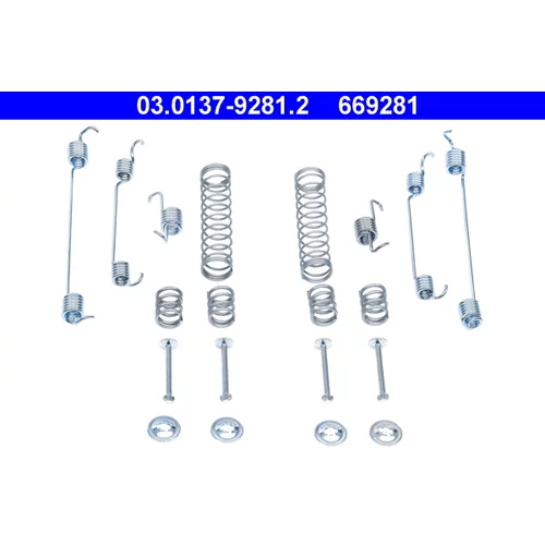 Sada príslušenstva brzdovej čeľuste ATE 03.0137-9281.2 - obr. 1