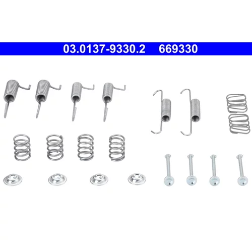Sada príslušenstva čeľustí parkovacej brzdy ATE 03.0137-9330.2 - obr. 1
