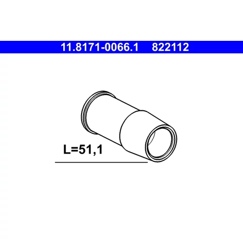 Vodiace puzdro brzd. strmeňa ATE 11.8171-0066.1