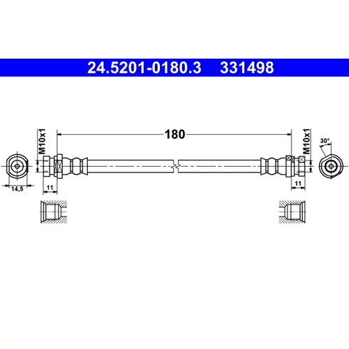Brzdová hadica ATE 24.5201-0180.3