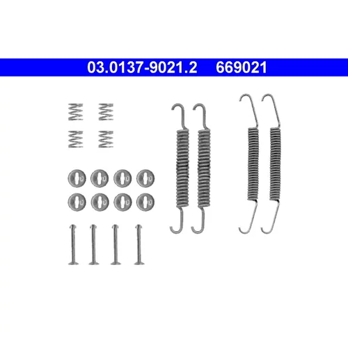 Sada príslušenstva brzdovej čeľuste ATE 03.0137-9021.2