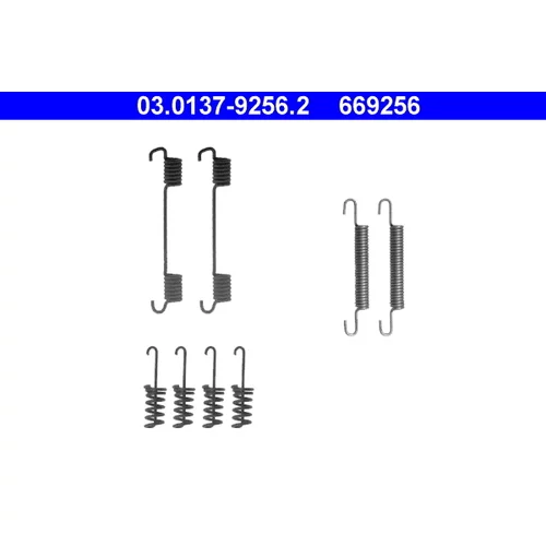 Sada príslušenstva čeľustí parkovacej brzdy ATE 03.0137-9256.2