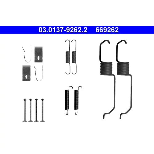 Sada príslušenstva brzdovej čeľuste ATE 03.0137-9262.2
