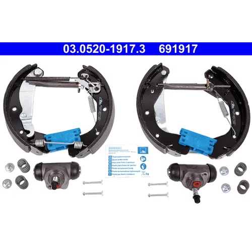 Sada brzdových čeľustí ATE 03.0520-1917.3