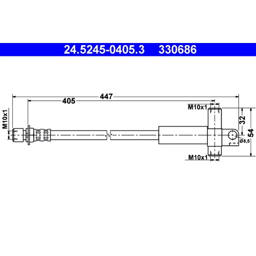 Brzdová hadica ATE 24.5245-0405.3