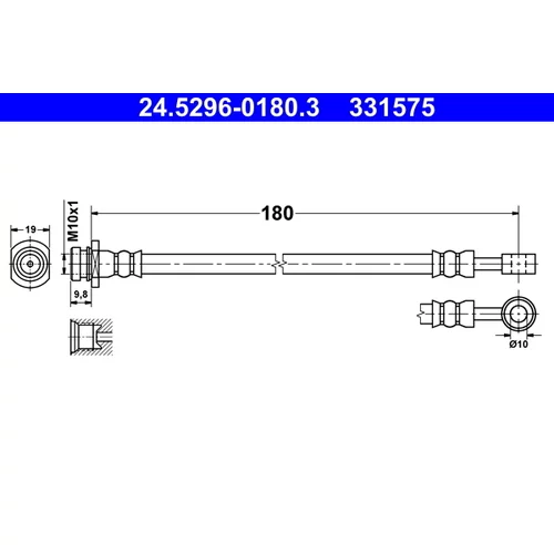 Brzdová hadica ATE 24.5296-0180.3