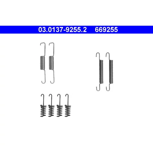 Sada príslušenstva čeľustí parkovacej brzdy ATE 03.0137-9255.2