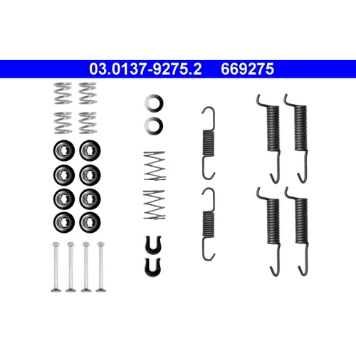 Sada príslušenstva čeľustí parkovacej brzdy ATE 03.0137-9275.2