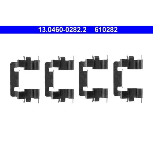 Sada príslušenstva obloženia kotúčovej brzdy ATE 13.0460-0282.2