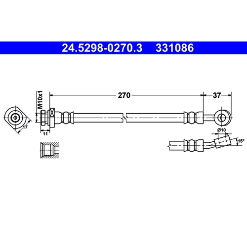 Brzdová hadica ATE 24.5298-0270.3