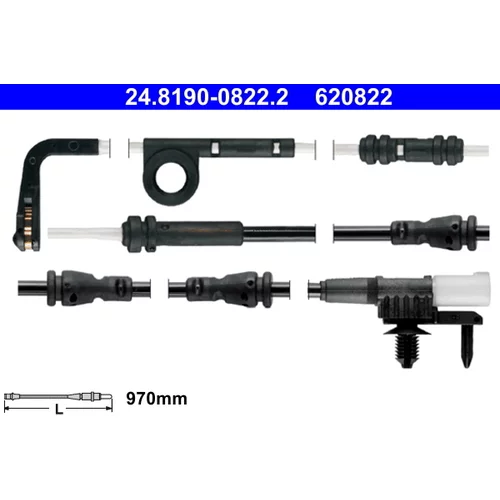 Výstražný kontakt opotrebenia brzdového obloženia ATE 24.8190-0822.2