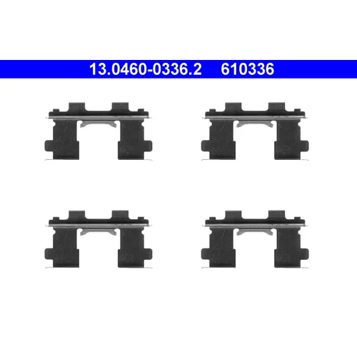 Sada príslušenstva obloženia kotúčovej brzdy ATE 13.0460-0336.2