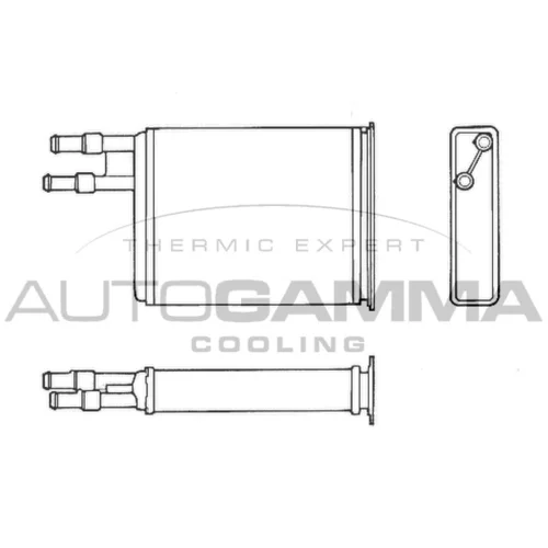 Výmenník tepla vnútorného kúrenia AUTOGAMMA 101763