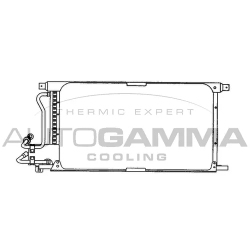 Kondenzátor klimatizácie AUTOGAMMA 102657