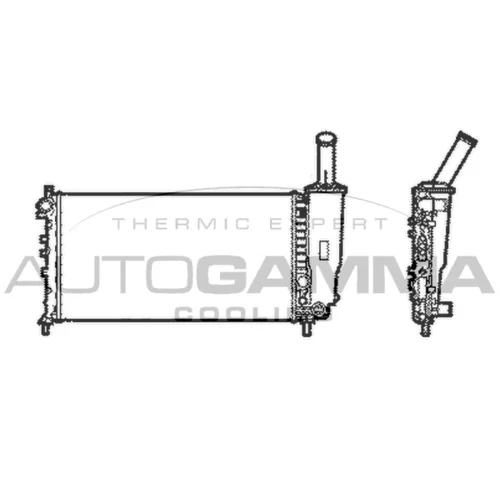 Chladič motora AUTOGAMMA 103766