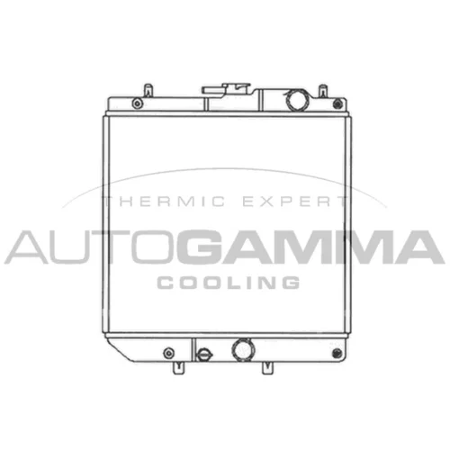 Chladič motora AUTOGAMMA 103789