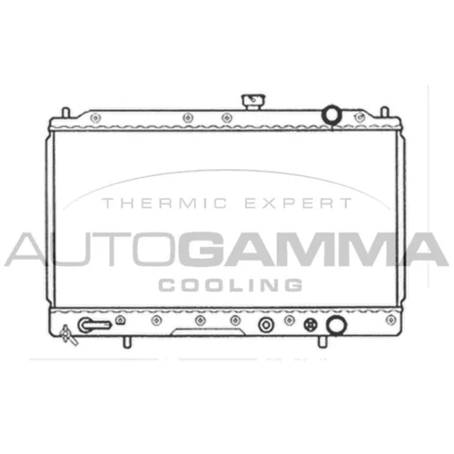 Chladič motora AUTOGAMMA 105569