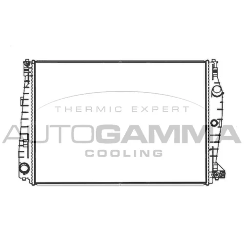 Chladič motora AUTOGAMMA 107503