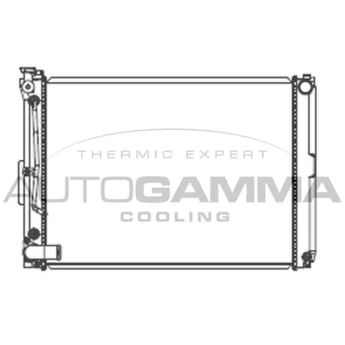 Chladič motora AUTOGAMMA 107526