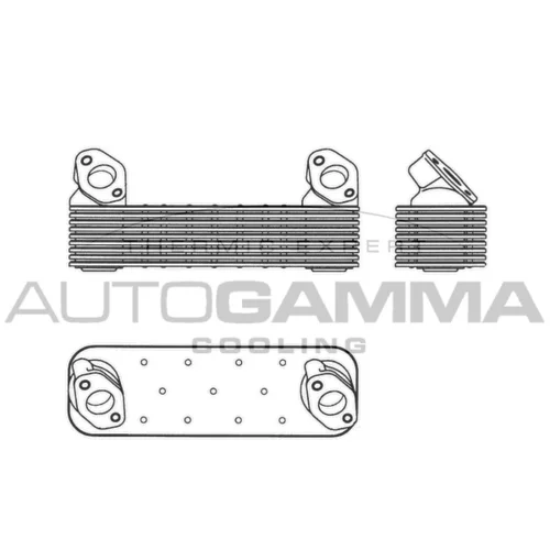 Chladič motorového oleja AUTOGAMMA 303710