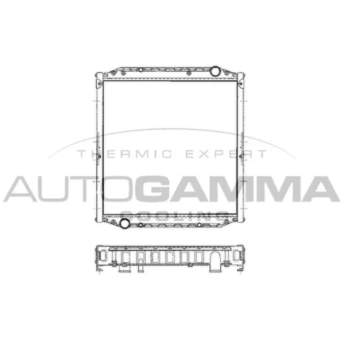 Chladič motora AUTOGAMMA 400654