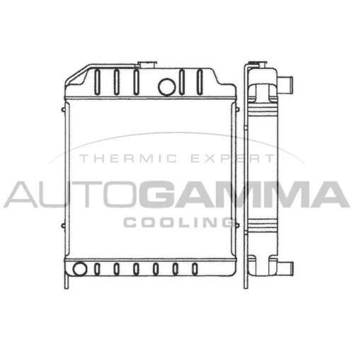 Chladič motora AUTOGAMMA 402858