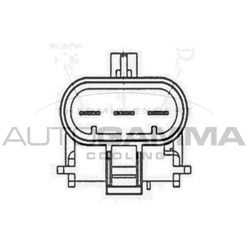 Ventilátor chladenia motora AUTOGAMMA GA200842 - obr. 1