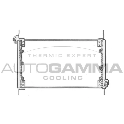 Kondenzátor klimatizácie AUTOGAMMA 101736