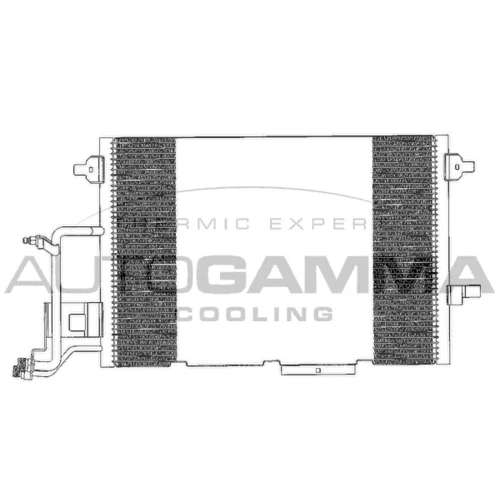 Kondenzátor klimatizácie AUTOGAMMA 102390