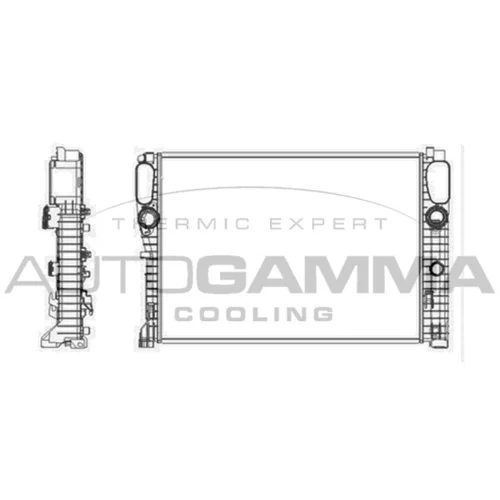 Chladič motora AUTOGAMMA 103338
