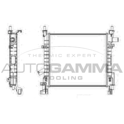Chladič motora AUTOGAMMA 103429