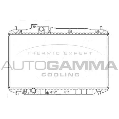 Chladič motora AUTOGAMMA 105135