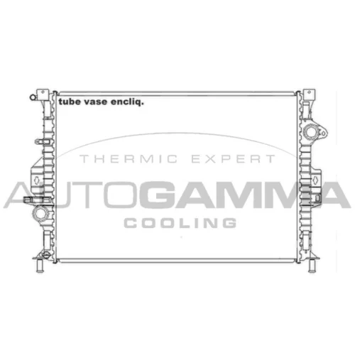 Chladič motora AUTOGAMMA 105206