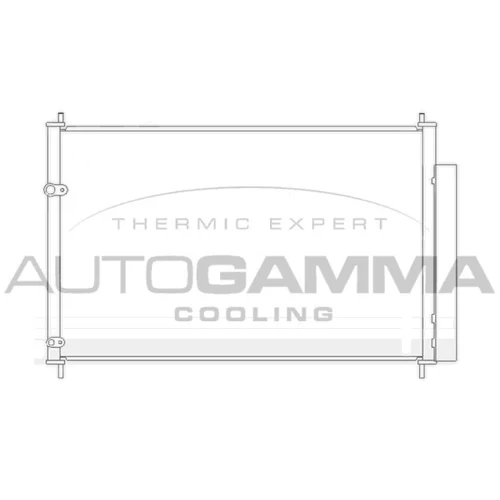 Kondenzátor klimatizácie AUTOGAMMA 105355