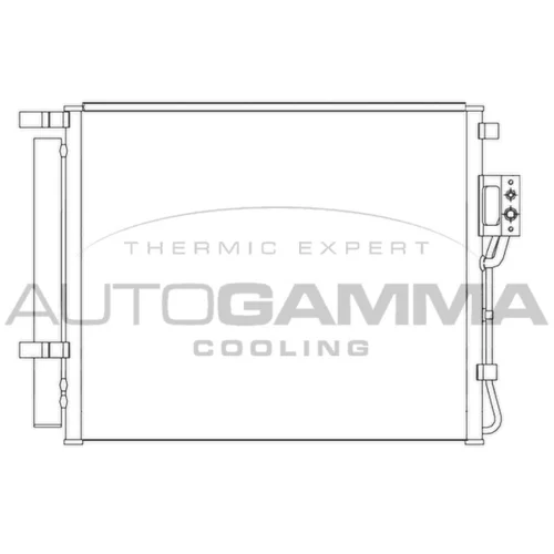 Kondenzátor klimatizácie AUTOGAMMA 105856