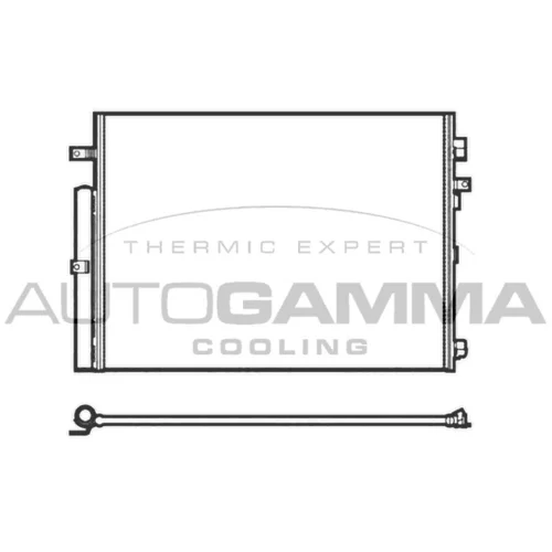 Kondenzátor klimatizácie AUTOGAMMA 107103