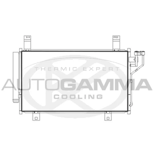 Kondenzátor klimatizácie AUTOGAMMA 107279