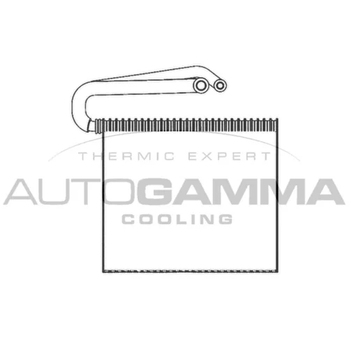 Výparník klimatizácie AUTOGAMMA 112099
