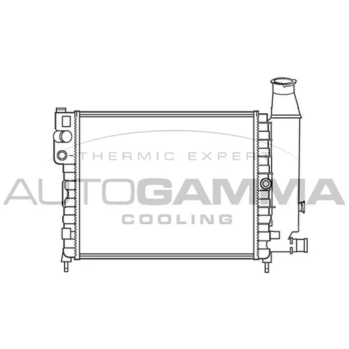 Chladič motora AUTOGAMMA 100151