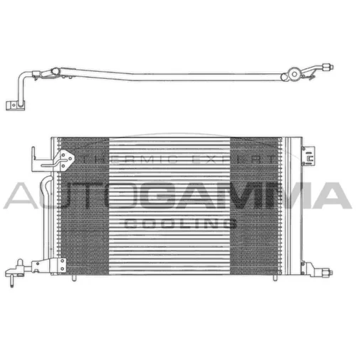 Kondenzátor klimatizácie AUTOGAMMA 101596