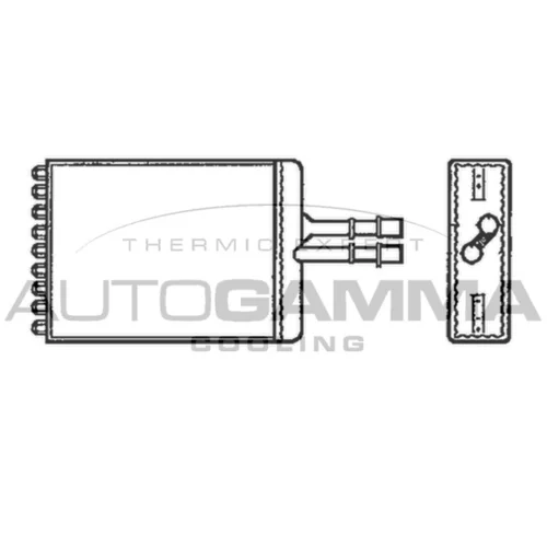 Výmenník tepla vnútorného kúrenia AUTOGAMMA 101772