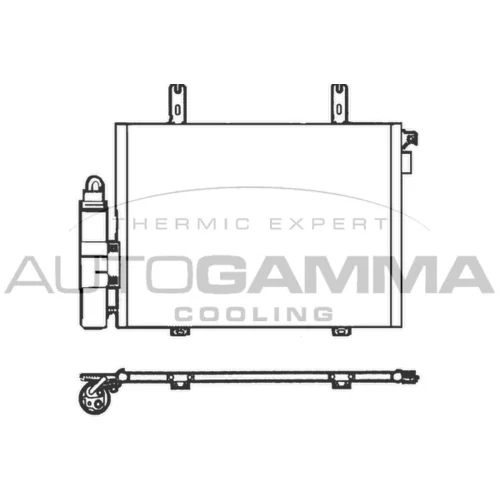 Kondenzátor klimatizácie AUTOGAMMA 102562