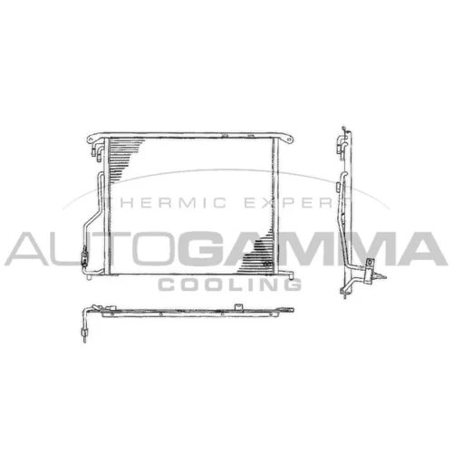 Kondenzátor klimatizácie AUTOGAMMA 102704
